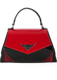 Banned Maybelle Spiderweb Mini Tasche Rot