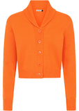 Banned Violet Collar 50's Cardigan Kürbis Orange