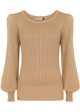 Banned Una Cable 40's Pullover Biscuit Beige