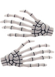 Kreepsville Skeleton Bone Hand Set Haarklemmen Weiß