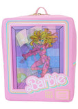 Loungefly Barbie Doll Box Triple Lenticular Rucksack Rosa