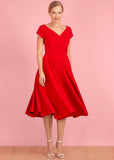 Pretty Dress Company Hourglass 50's Swingkleid Rot