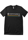 Retro Games Commodore 64 Logo T-Shirt Schwarz