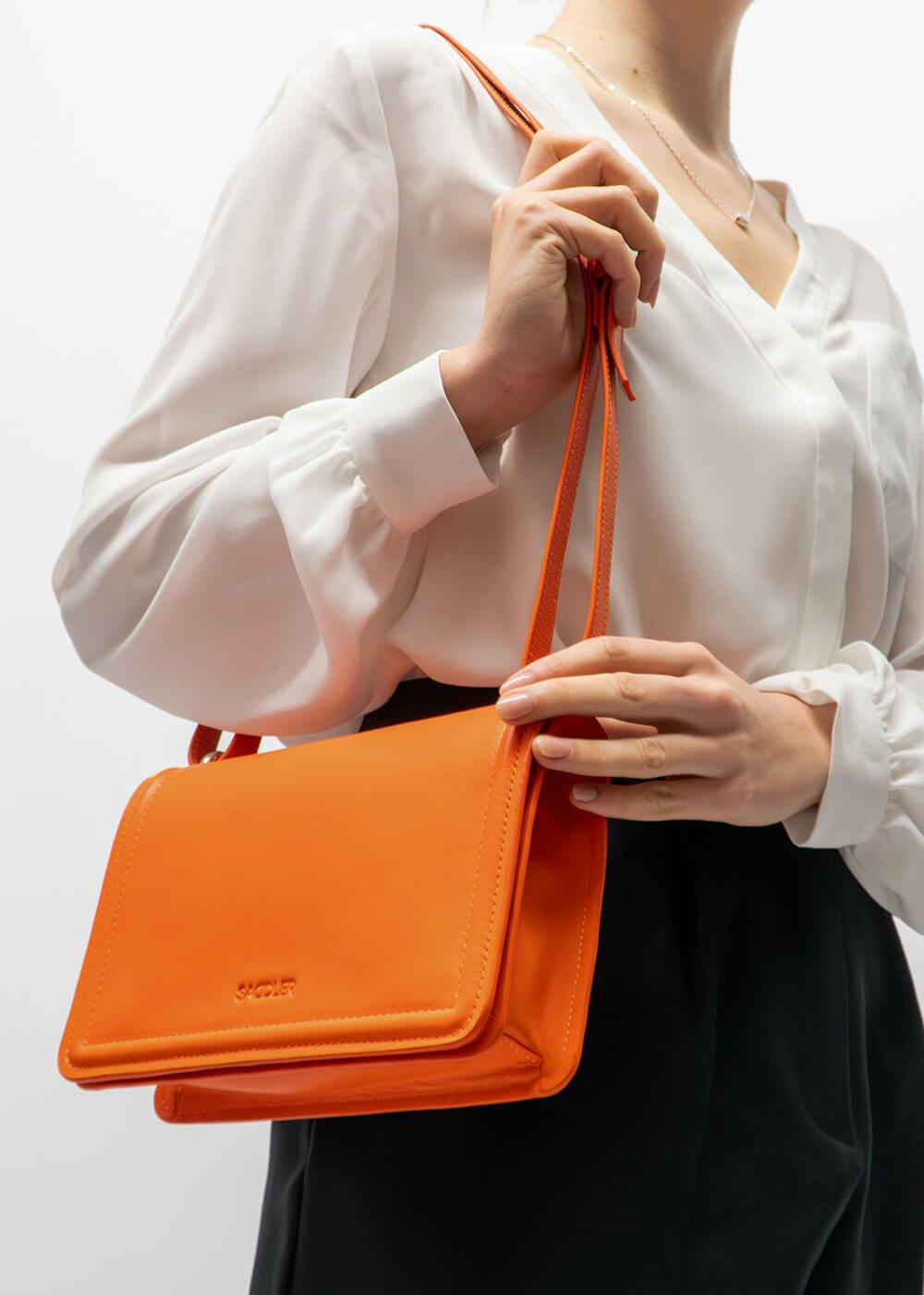 Saddler Kate Leather Bag Orange