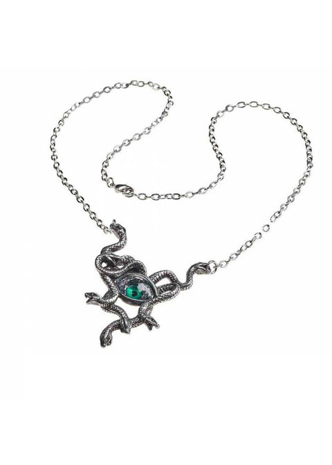 Alchemy Gorgon's Eye Pendant Necklace