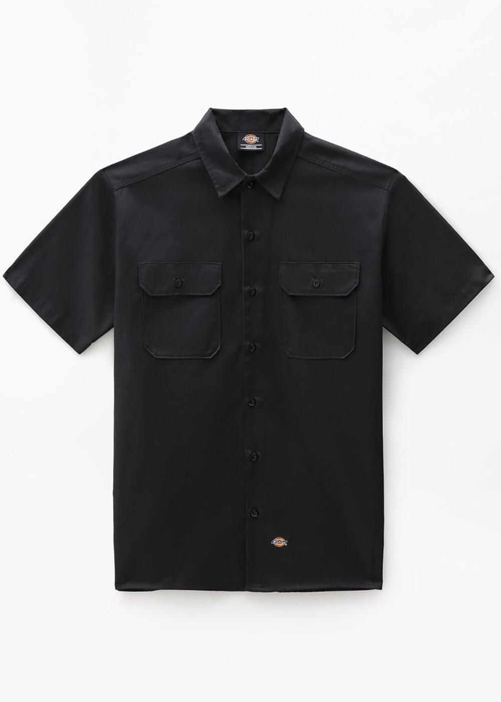 Dickies Herren Short Sleeve Work Shirt – Schwarz