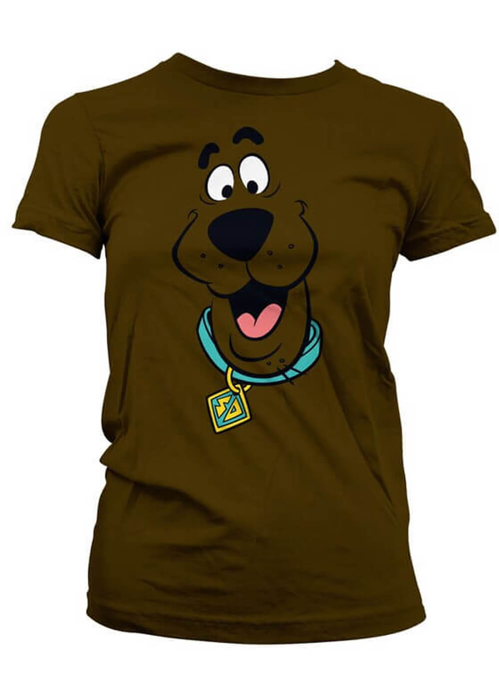 Retro Movies Girly T-Shirt – Face Scooby Braun Doo